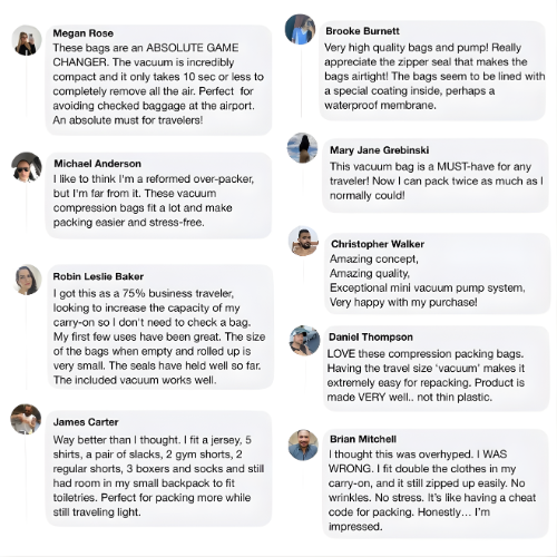 AirPackBag™ - Pack More, Pay Less