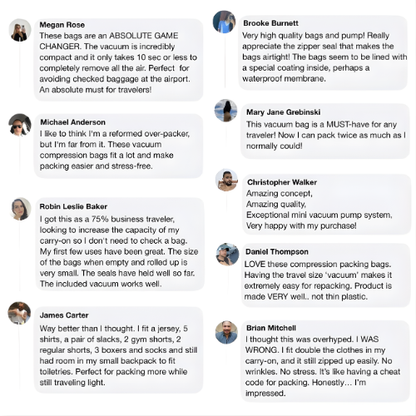 AirPackBag™ - Pack More, Pay Less